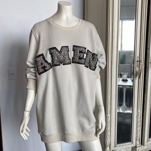 AMEN Couture Hand Embroidered Sweatshirt
